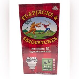 Flapjacks & Sasquatches Upgraded Second Edition Card and Dice Game New Sealed